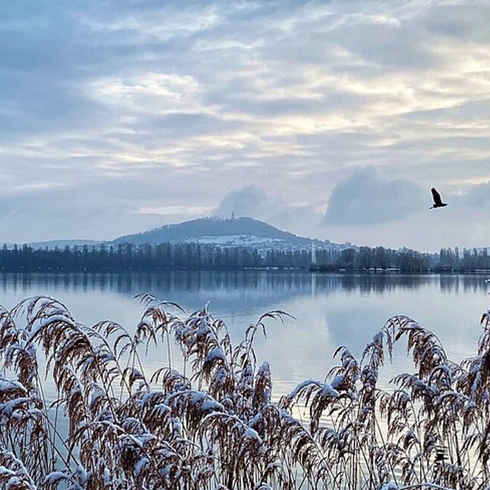 Lac de Vesoul-Vaivre pour une séance photo